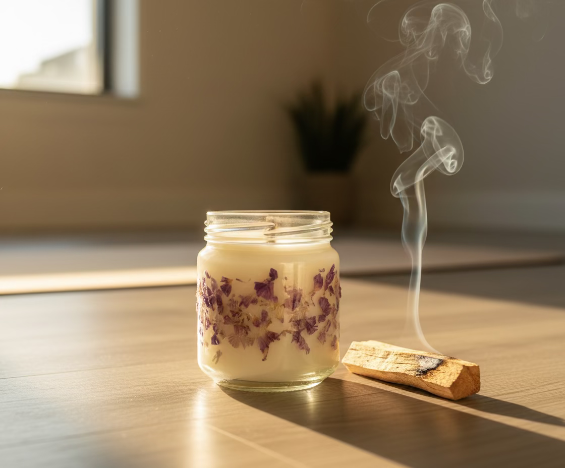 CALM CANDLE - Lavender, Ylang Ylang & Geranium